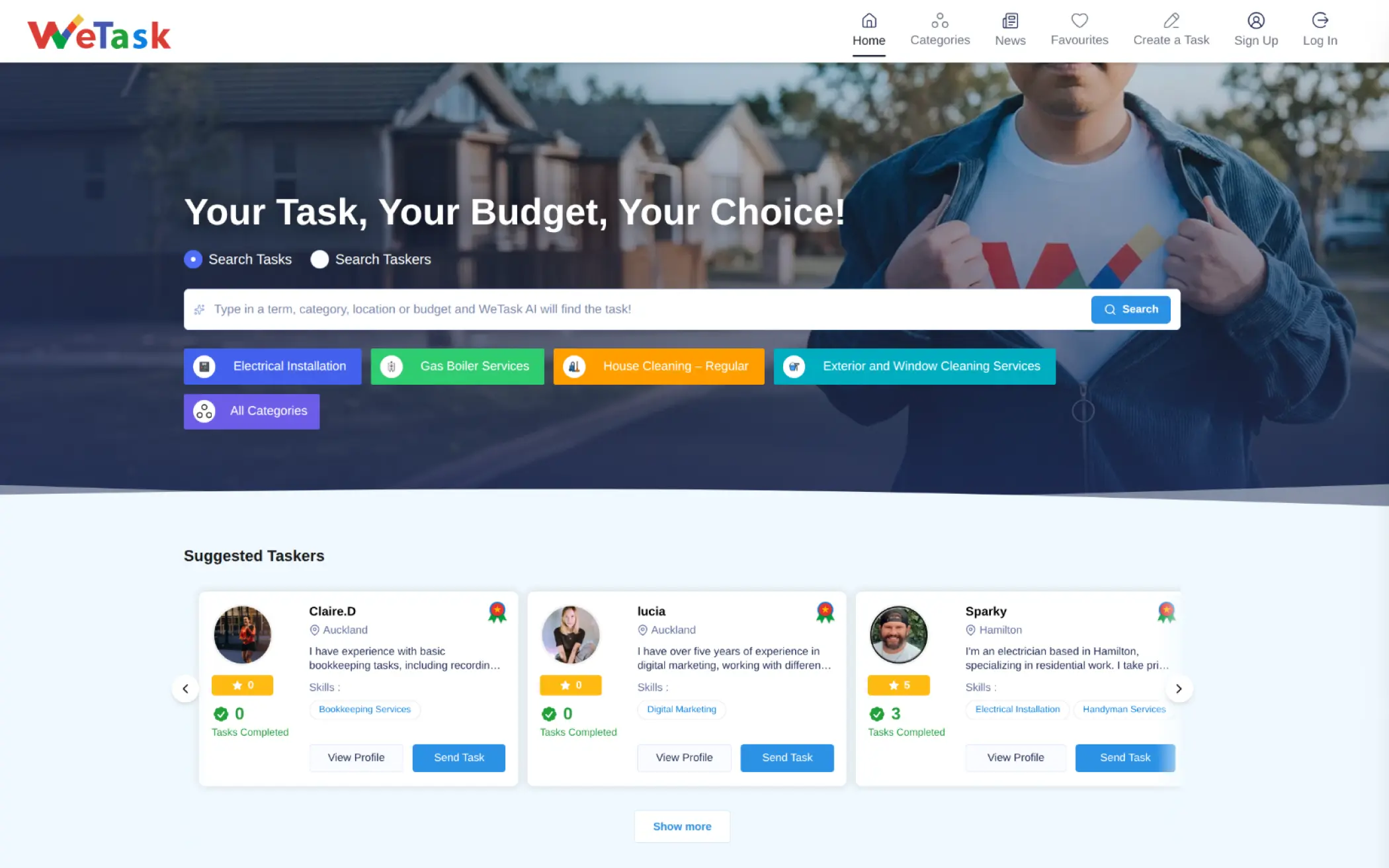 WeTask — Gig-Based Work Marketplace